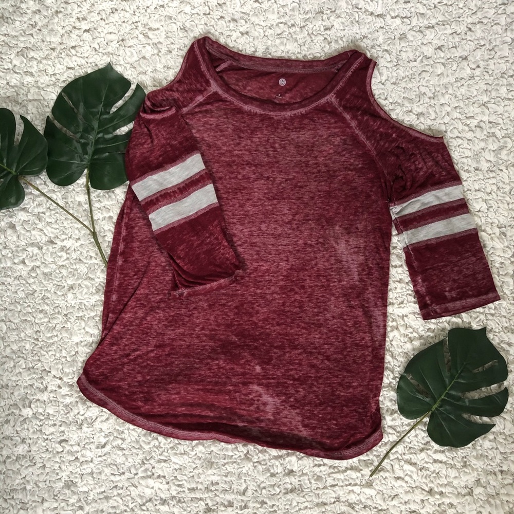 Cold shoulder shirt